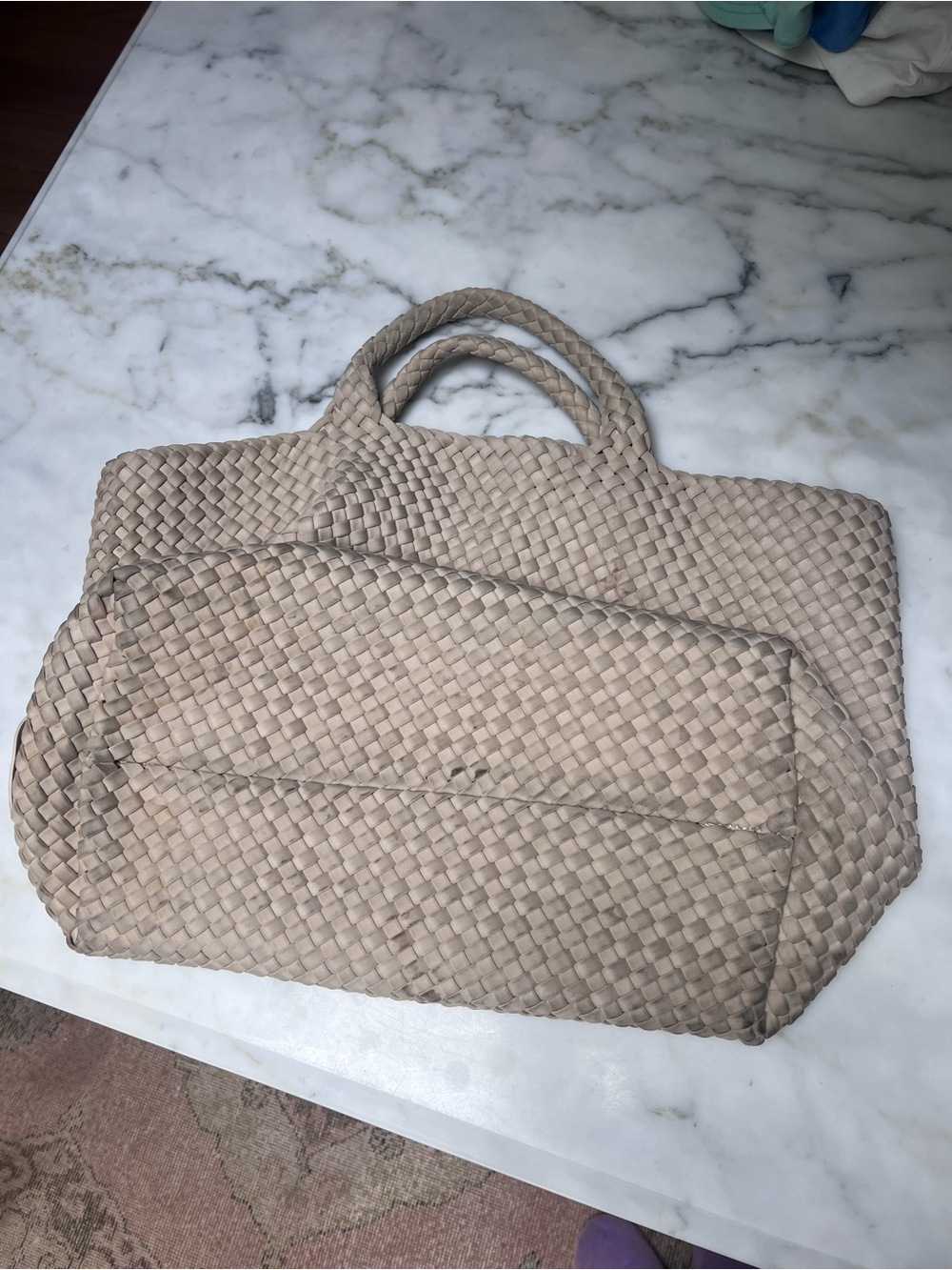 Naghedi Ecru St Barths Large Tote - Picture 7 of 10